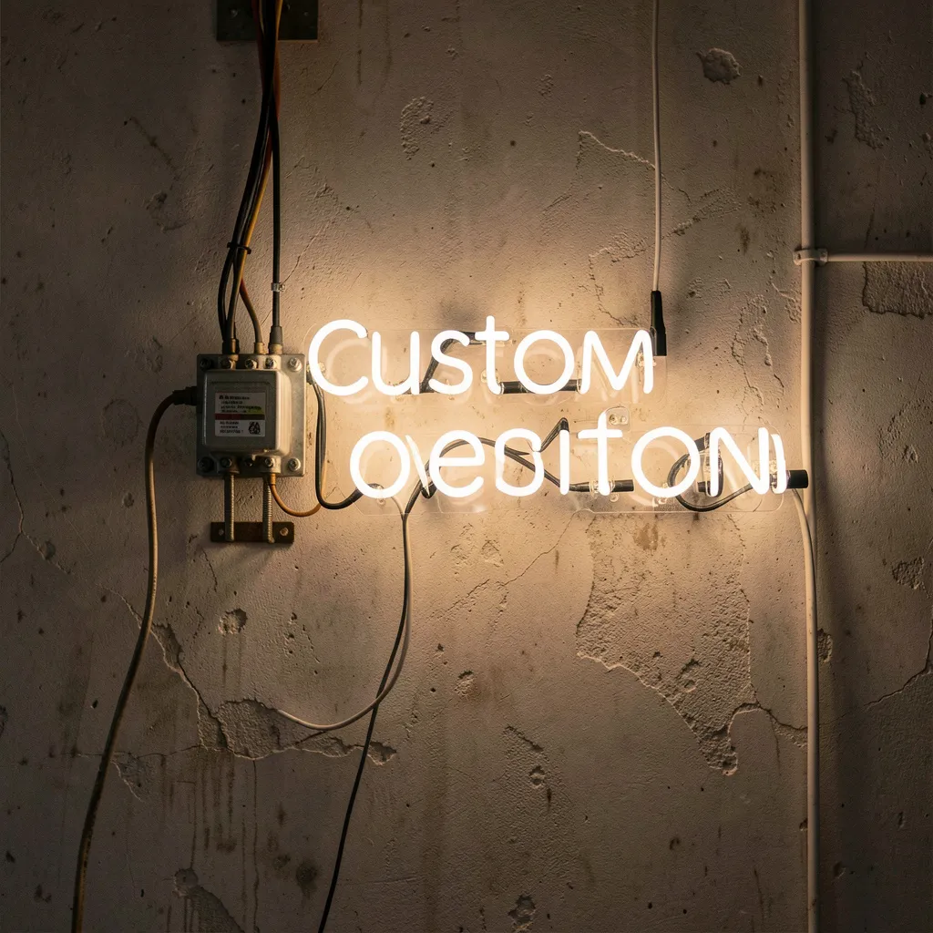 Butik neon skylt